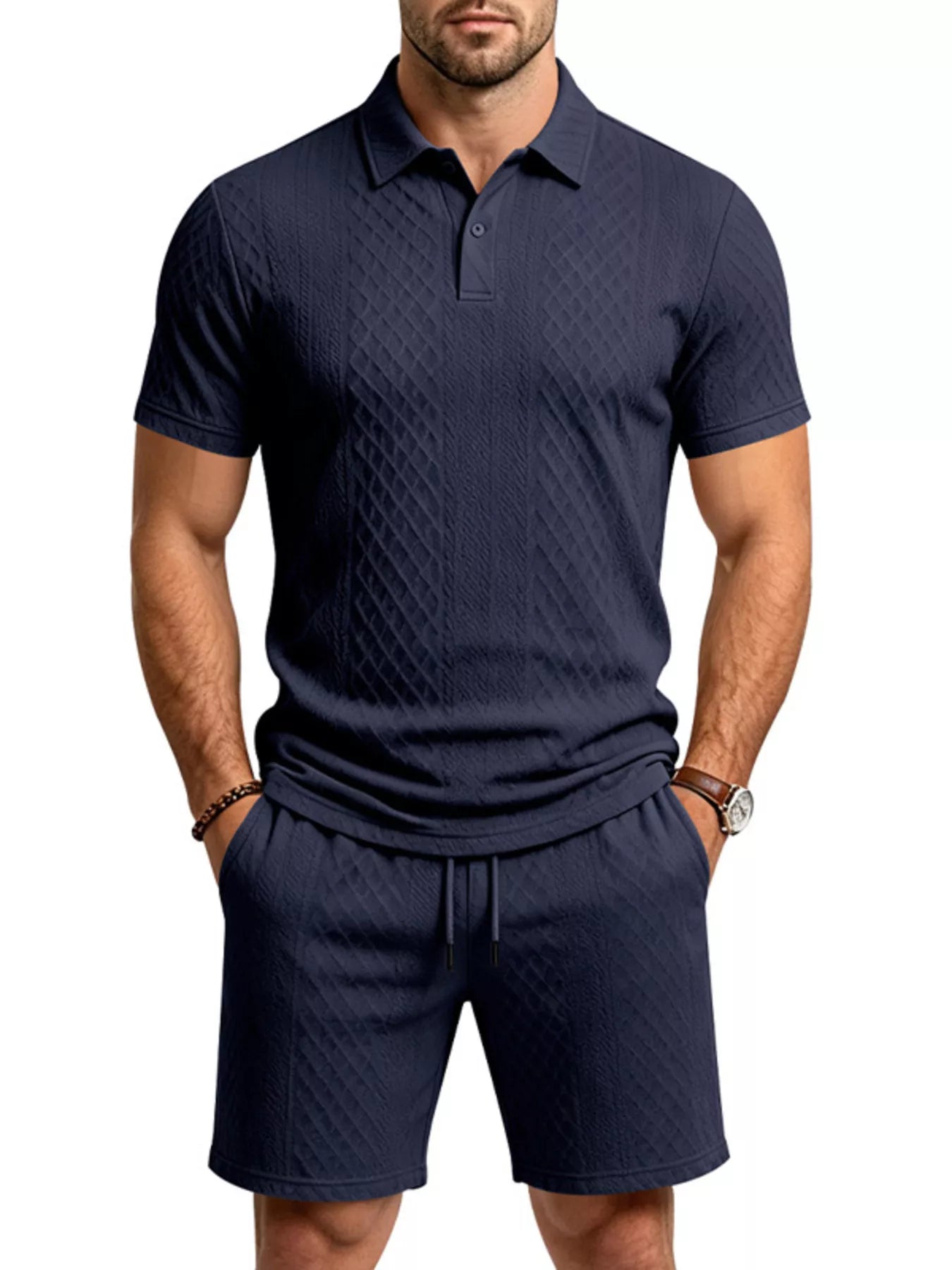 La Côte Set in Navy Blue