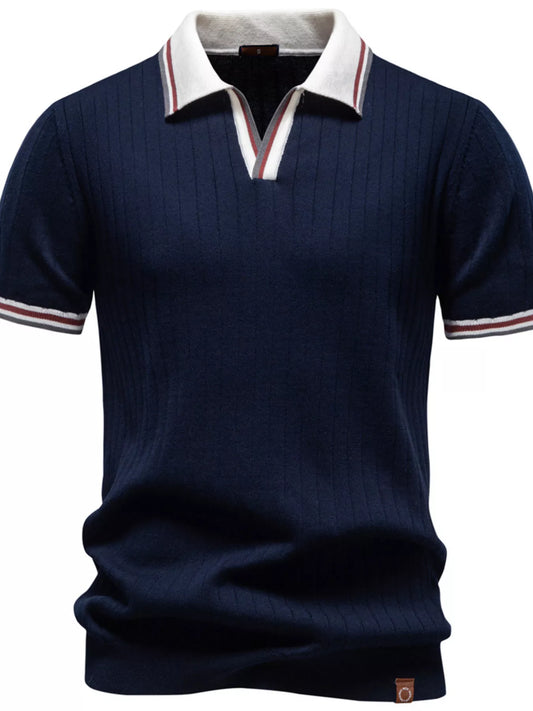 La Provence Polo in Navy Blue