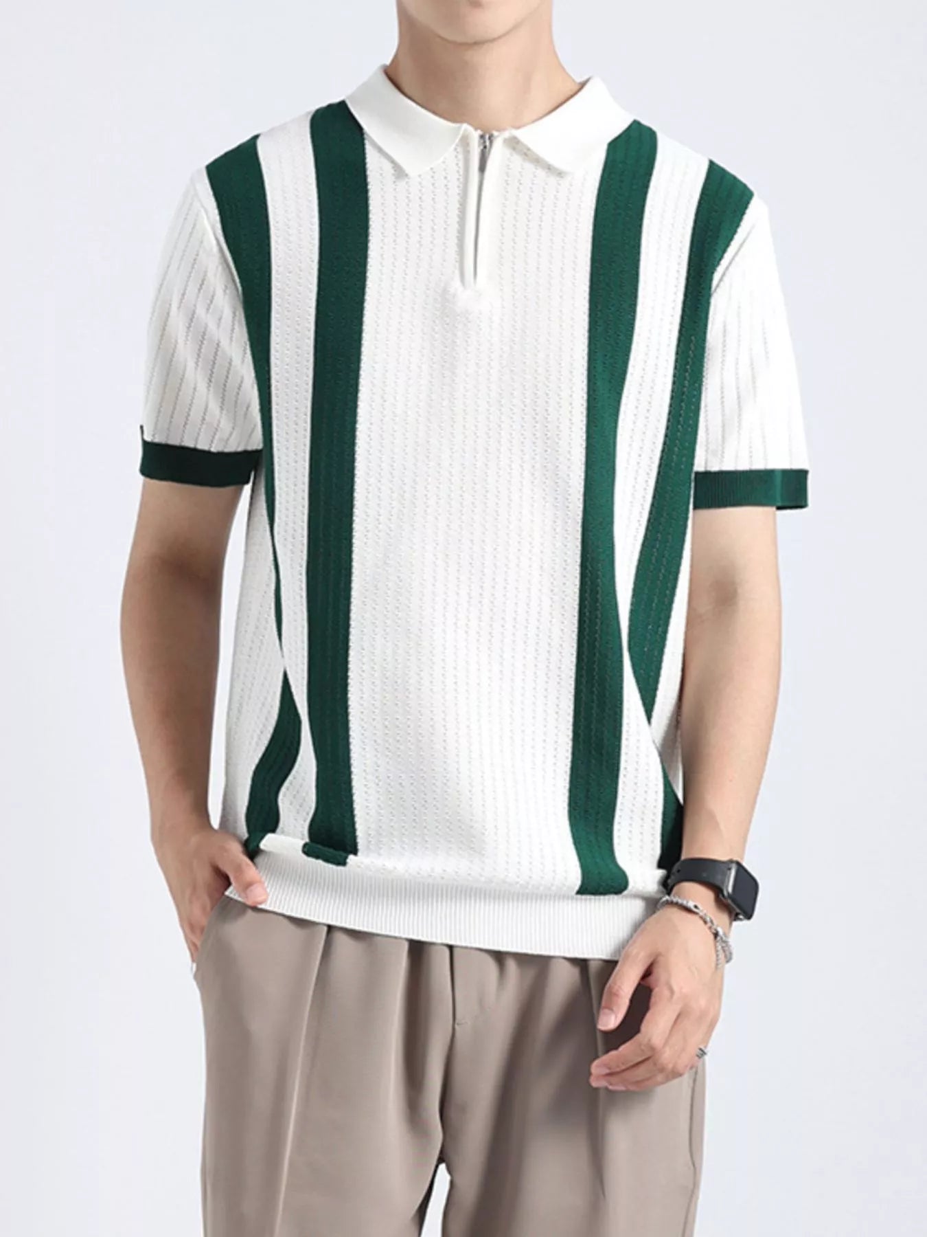 Le Zephyr Polo in White