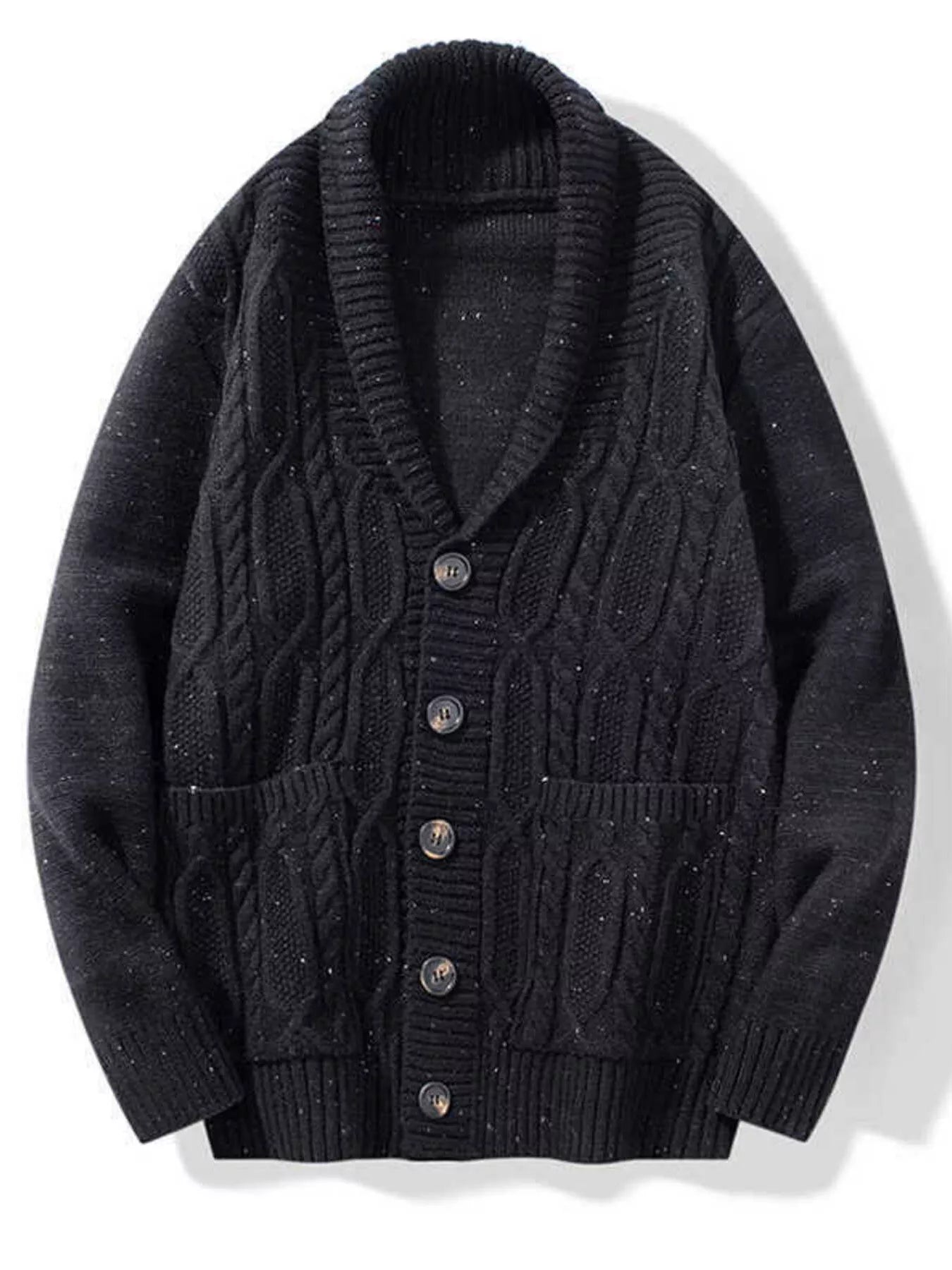 Le Bourgogne Cardigan in Black