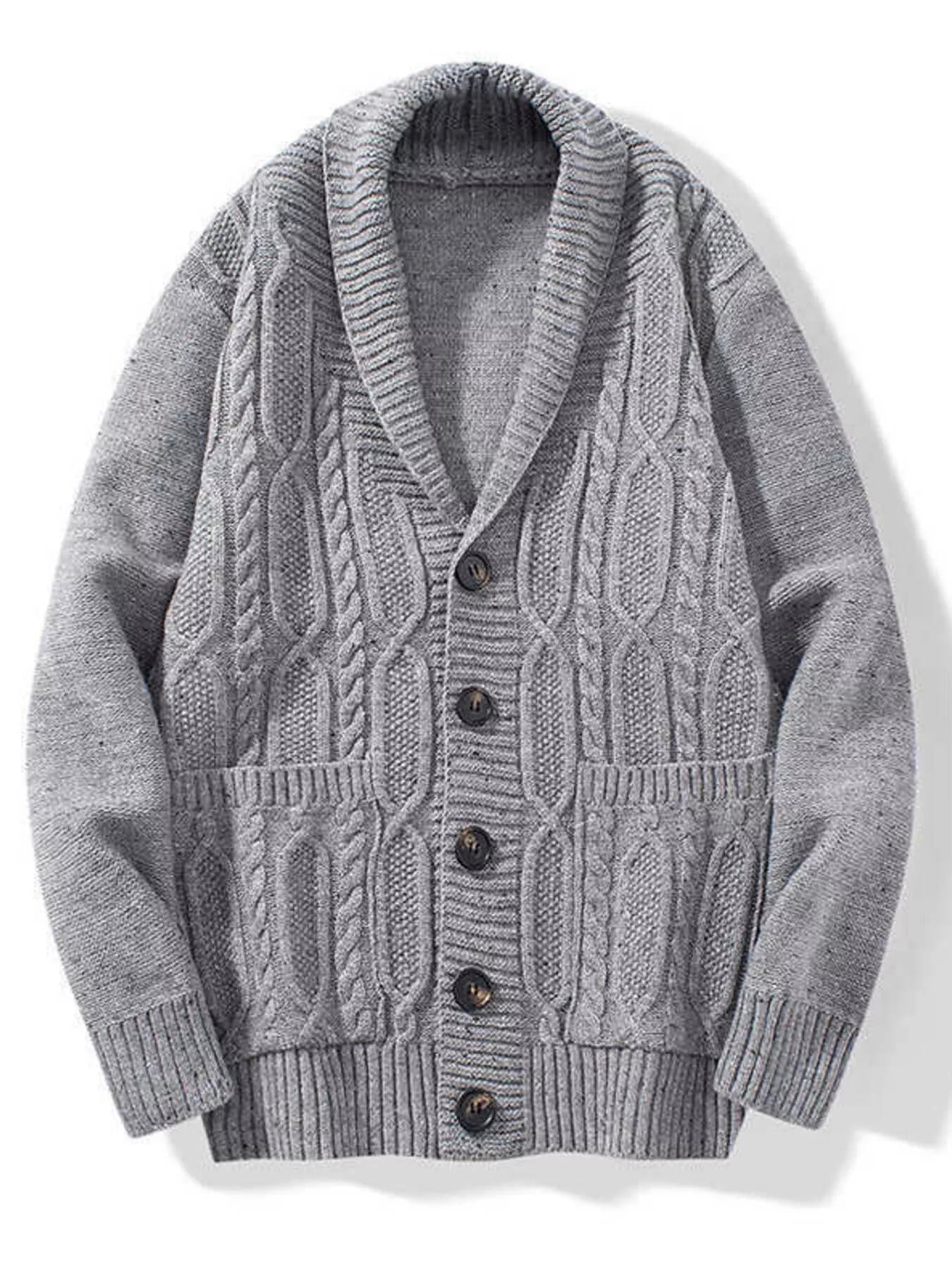 Le Bourgogne Cardigan in Grey