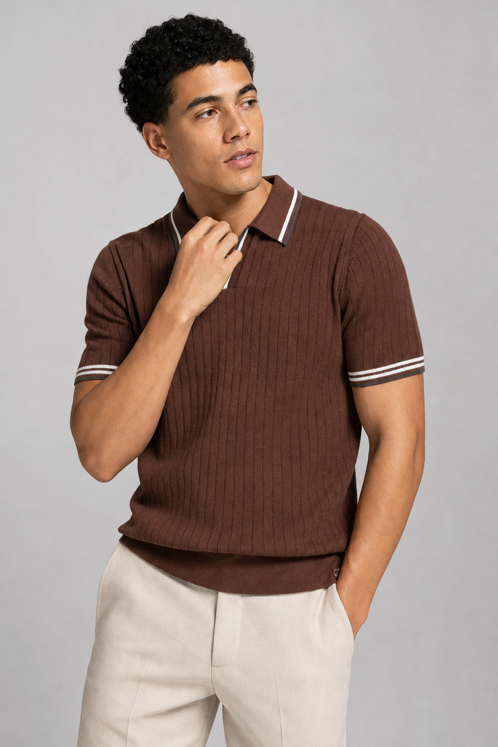 Model wearing La Provence Polo