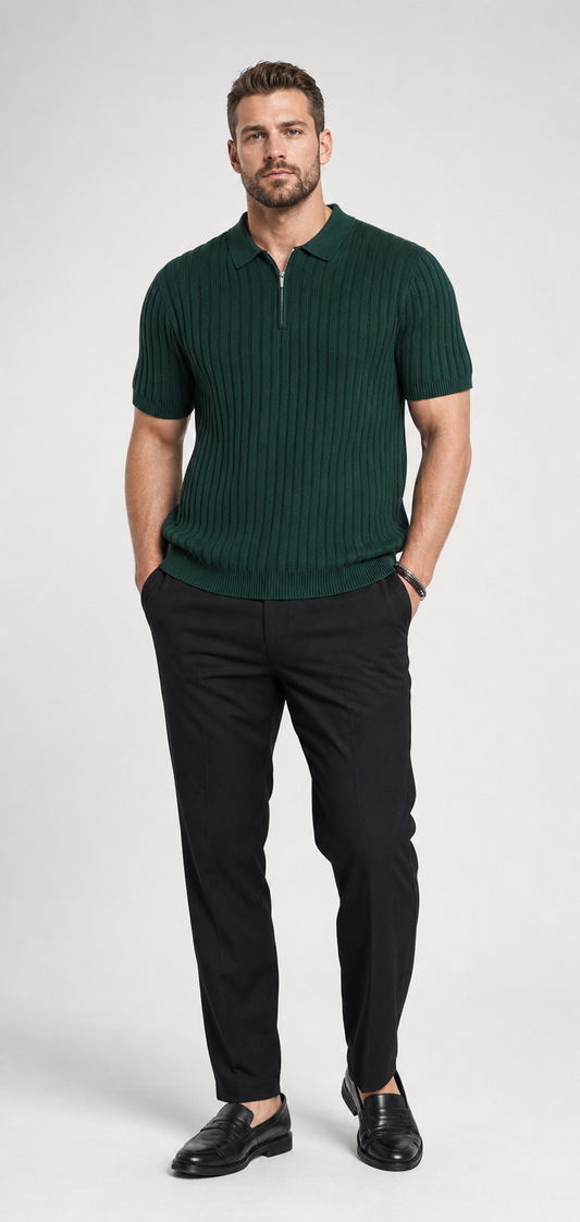 La Siene Polo - Dark Green