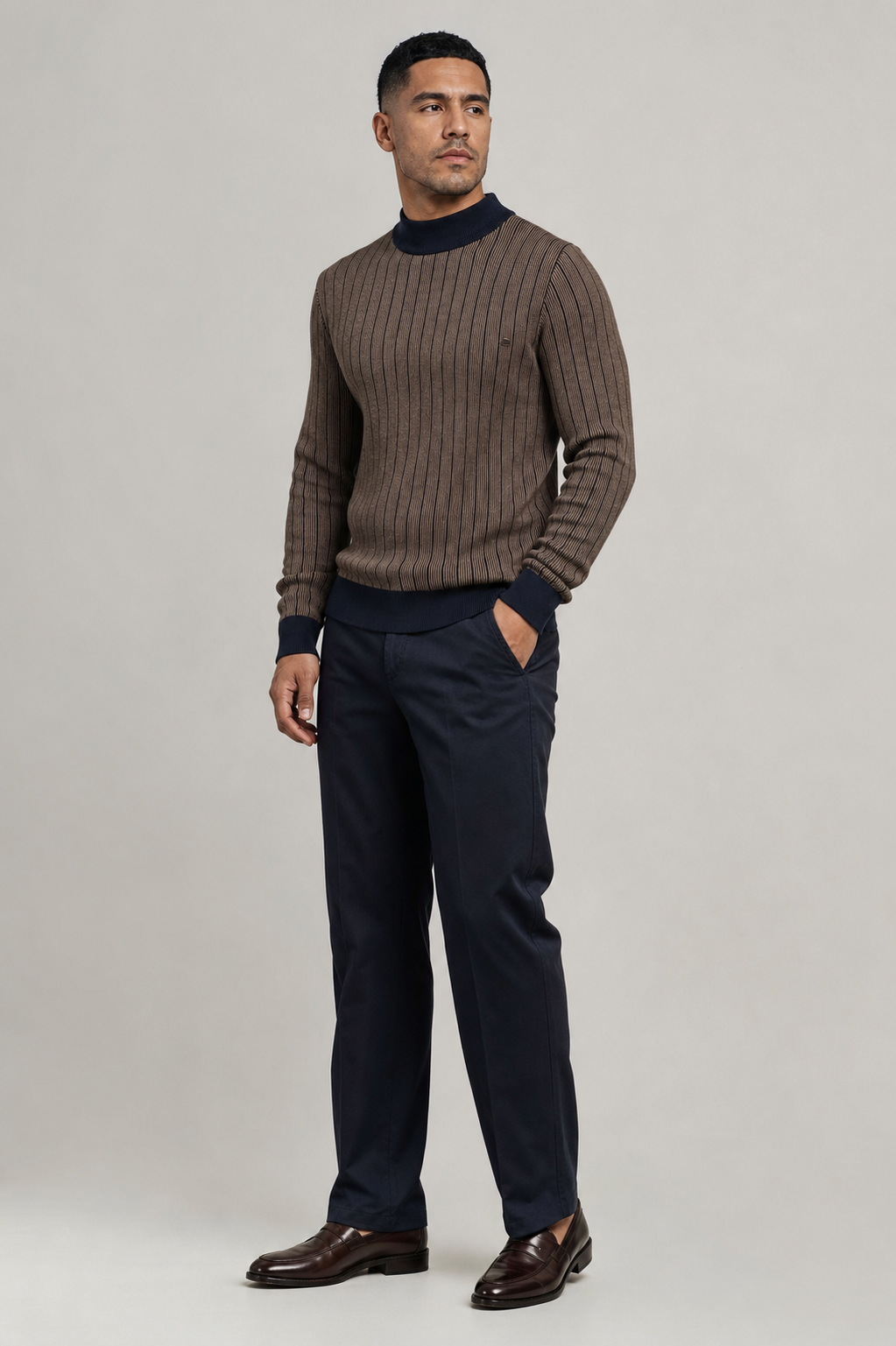 Model wearing Le Faubourg Sweater