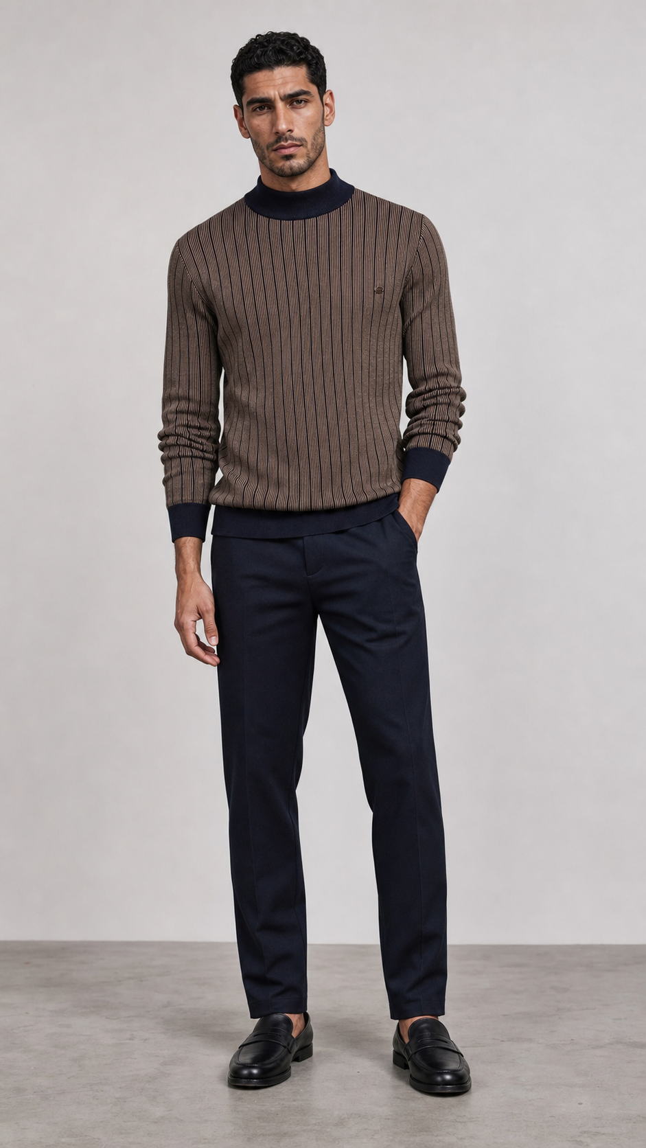 Model wearing Le Faubourg Sweater