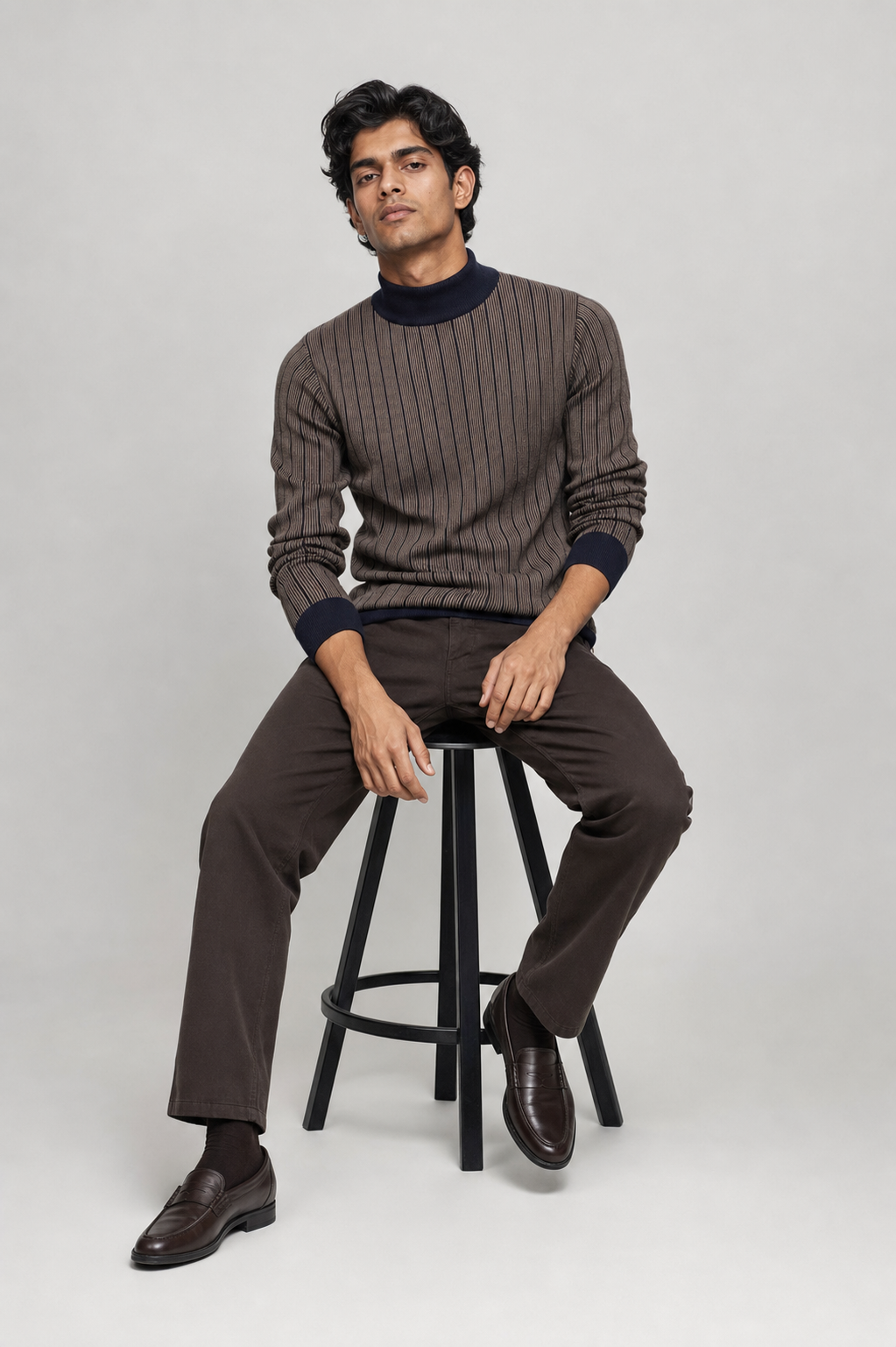 Model wearing Le Faubourg Sweater