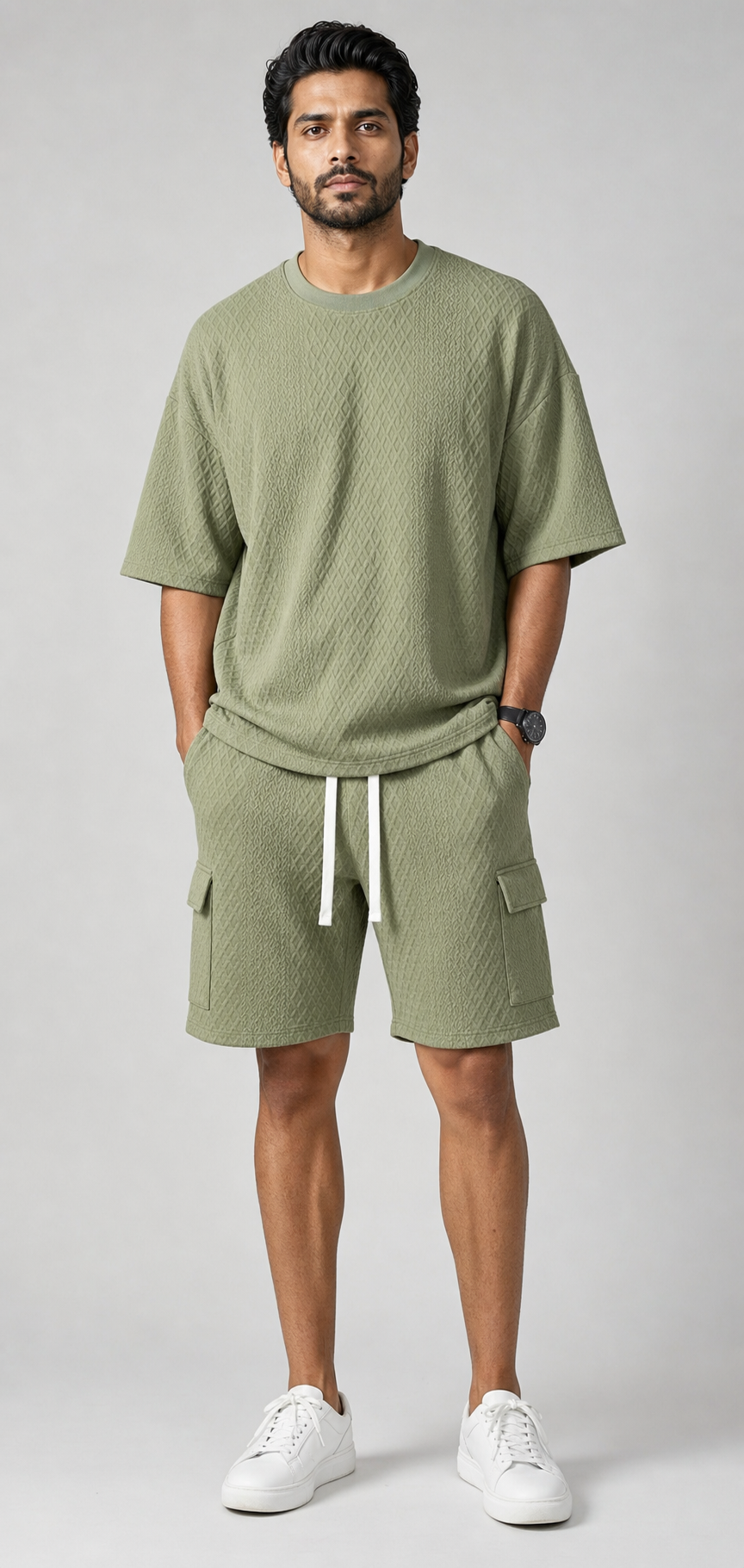 Model wearing Le Large Set