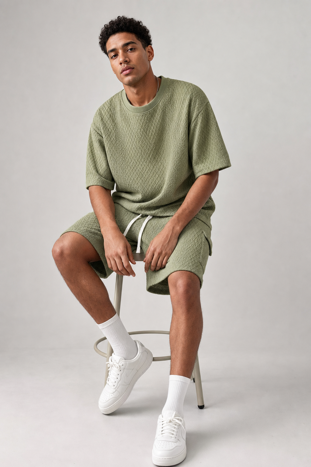Model wearing Le Large Set