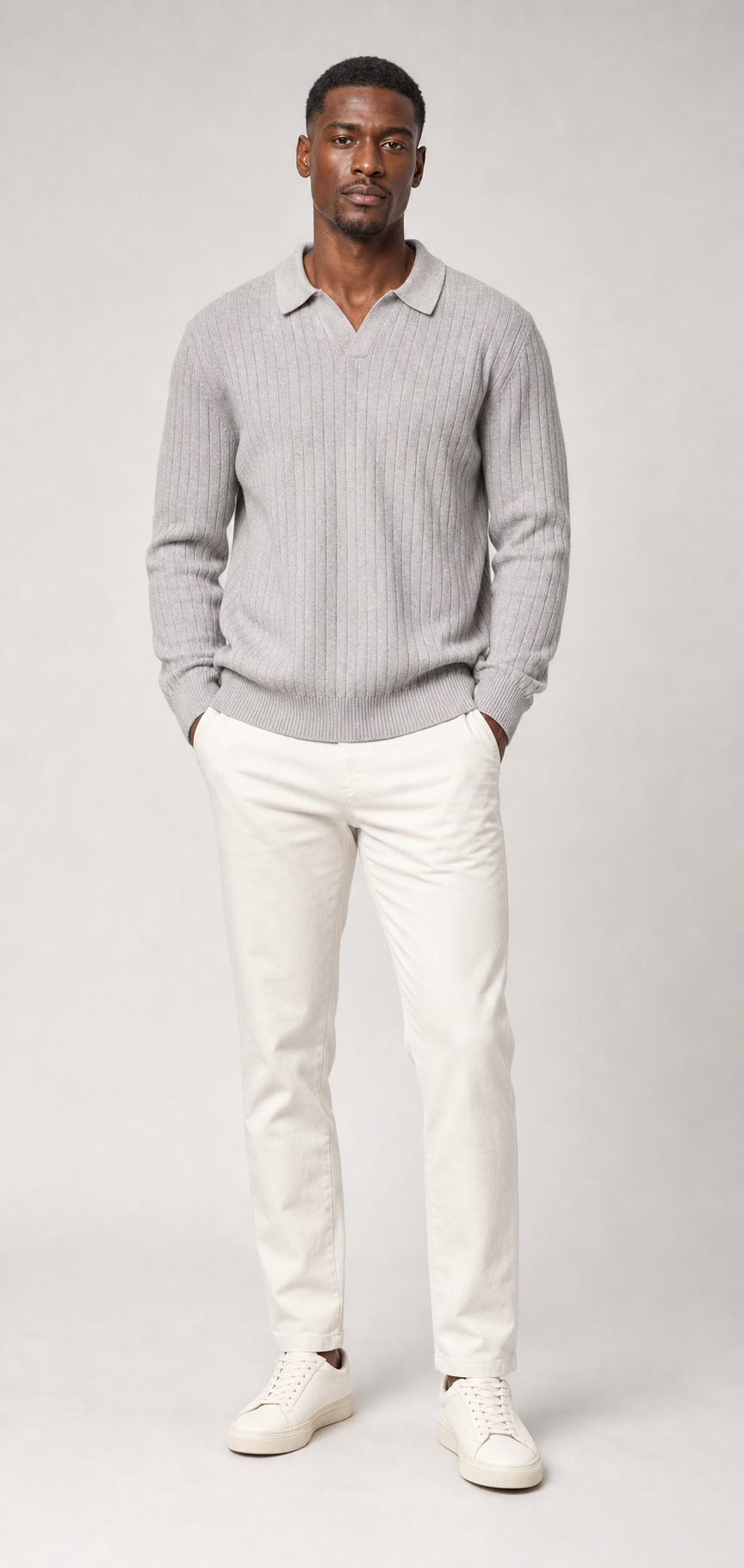 Model wearing Le Mont Sweater