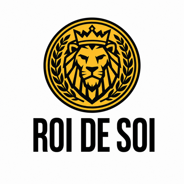 Roi de Soi lion crest logo